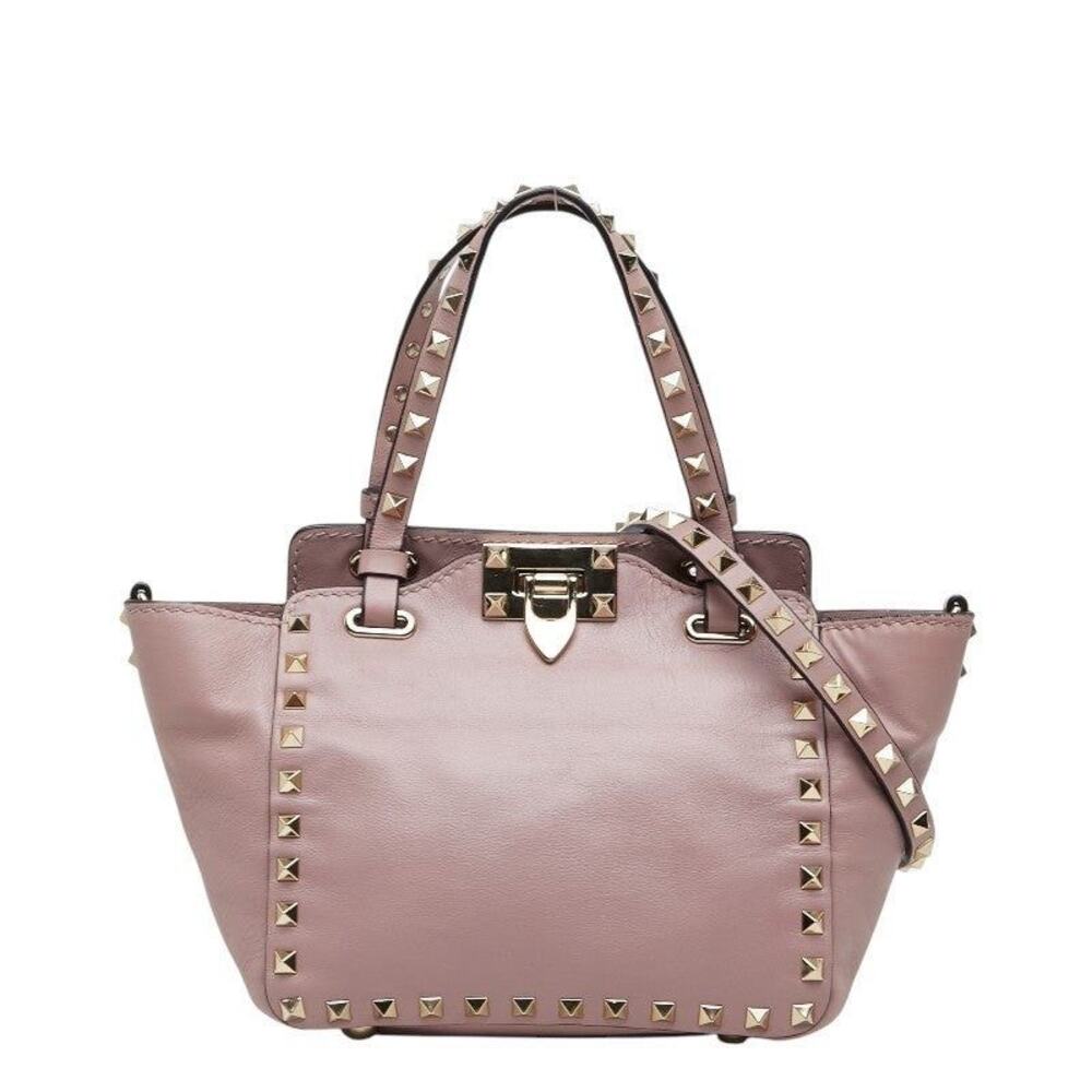 Valentino Garavani Rockstud Shoulder Bag Pink